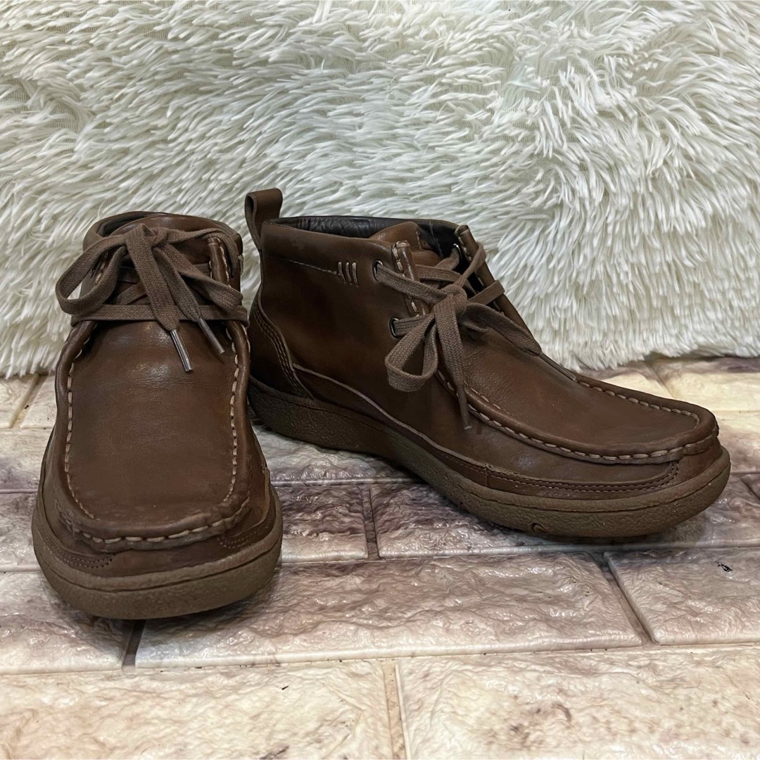 ROCKPORT(ロックポート)の新品同様　ロックポート　レザー　チャッカブーツ　26cm メンズの靴/シューズ(スリッポン/モカシン)の商品写真