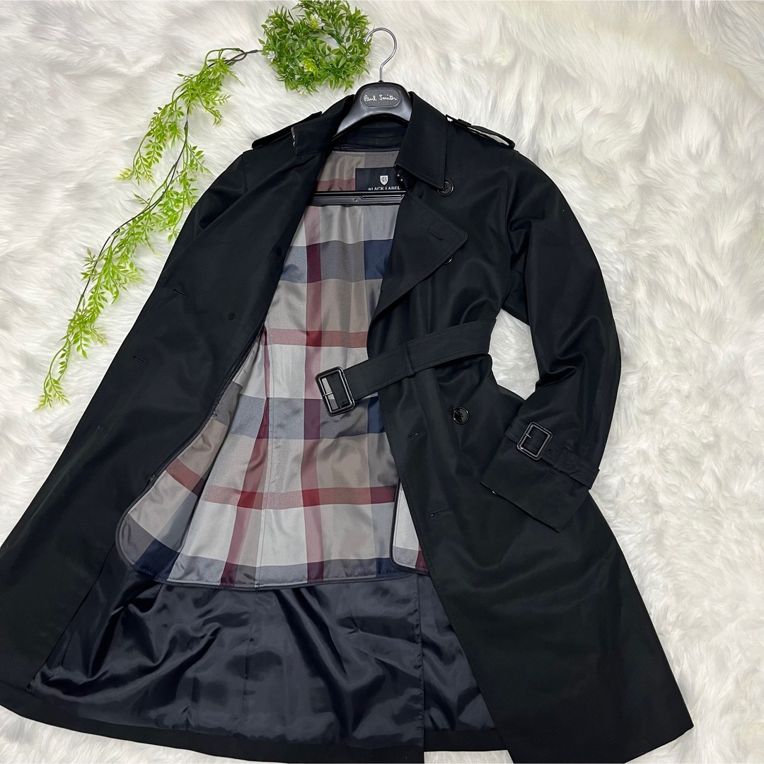 美品✨ブラックレーベルクレストブリッジ 濡れる トレンチコート 美品✨ブラックレーベルクレストブリッジ 濡れる トレンチコート