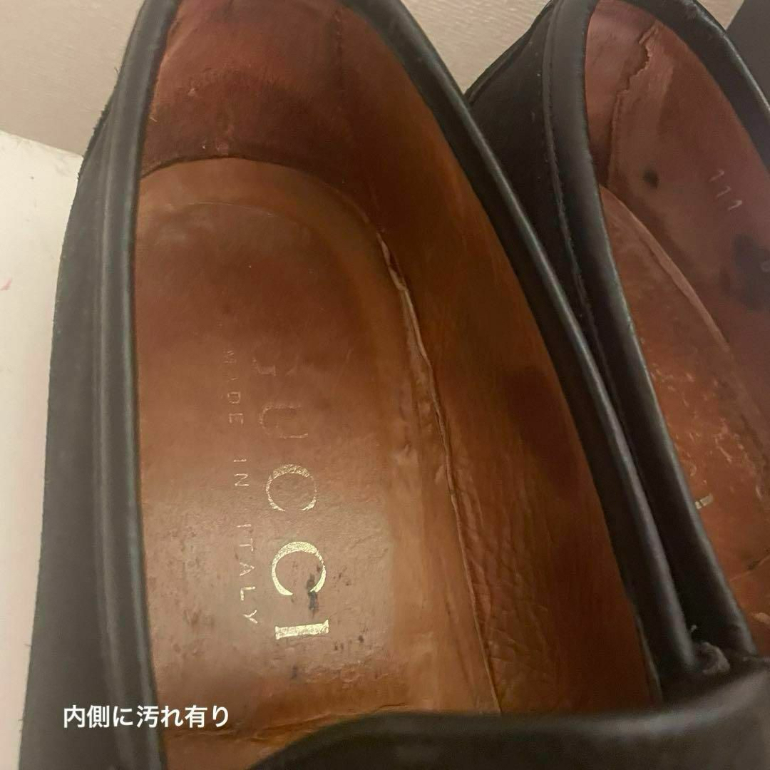 Gucci(グッチ)の箱付き　美品　GUCCI グッチ　ビット　ローファー　42 ヌバック　茶 メンズの靴/シューズ(スリッポン/モカシン)の商品写真