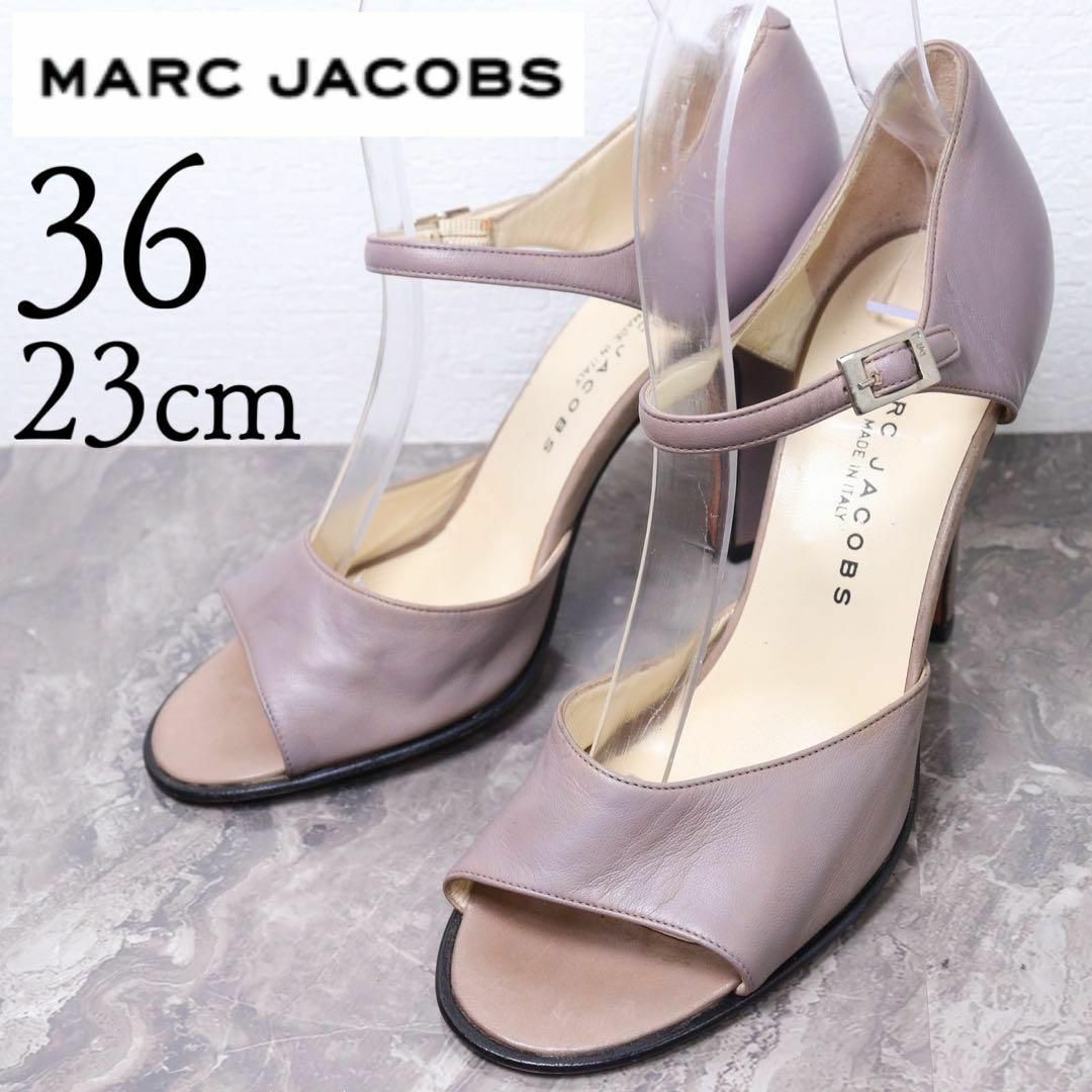 MARC JACOBS(マークジェイコブス)のマークジェイコブス 23 アンクルストラップ サンダル くすみカラー 紫 レディースの靴/シューズ(サンダル)の商品写真