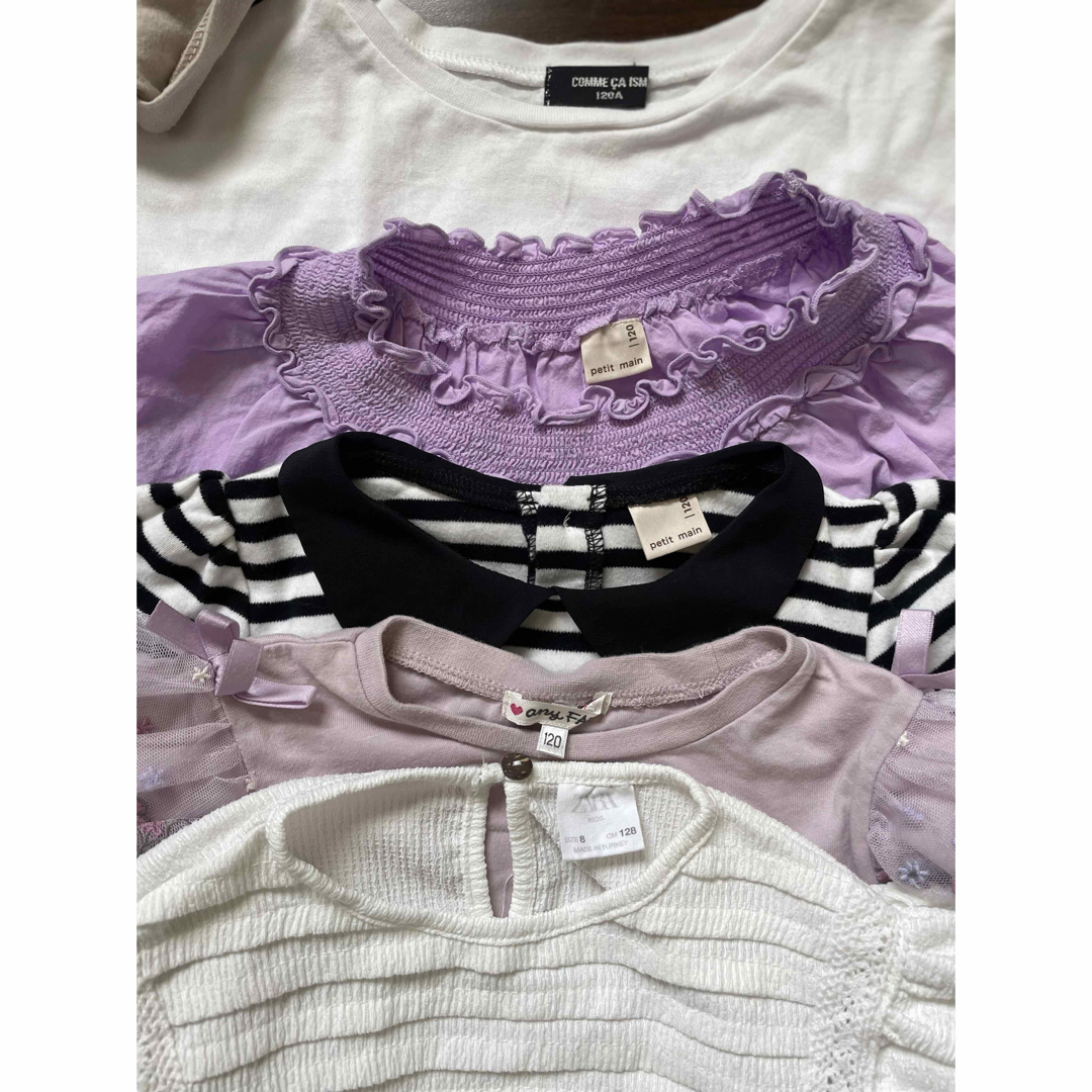 petit main(プティマイン)のsize120 夏服まとめうり　女の子　13着 キッズ/ベビー/マタニティのキッズ服女の子用(90cm~)(Tシャツ/カットソー)の商品写真