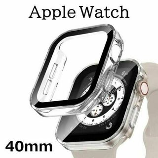 Apple Watch ケース カバー フラット 40mm クリア(その他)