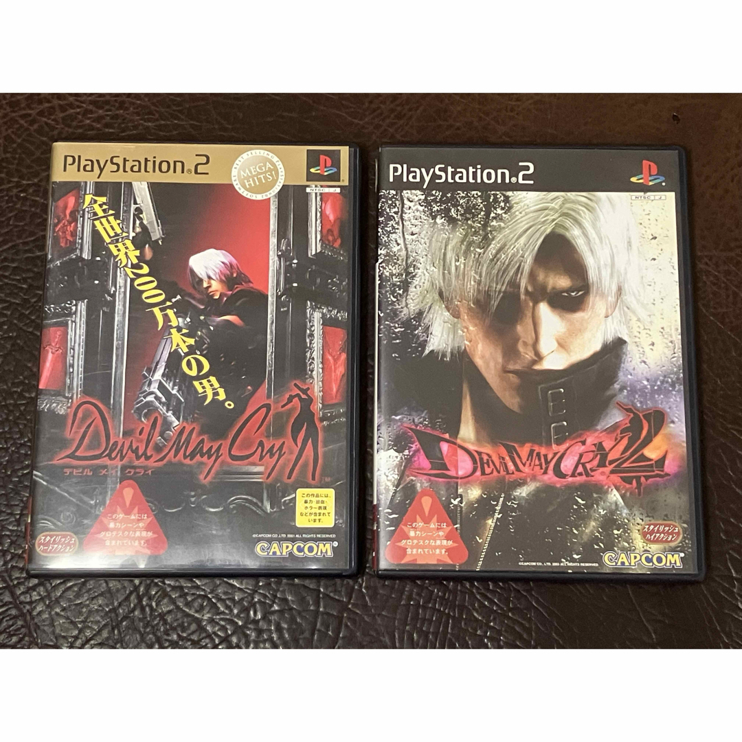 CAPCOM(カプコン)の★ 動作品 PS2 アクション ★ デビル メイ クライ 1 + 2 エンタメ/ホビーのゲームソフト/ゲーム機本体(家庭用ゲームソフト)の商品写真