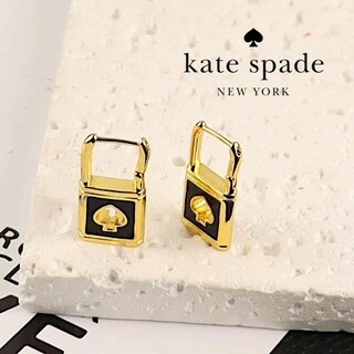 ケイトスペードニューヨーク(kate spade new york)の【新品♠️本物】ケイトスペード ロック フープピアス(ピアス)