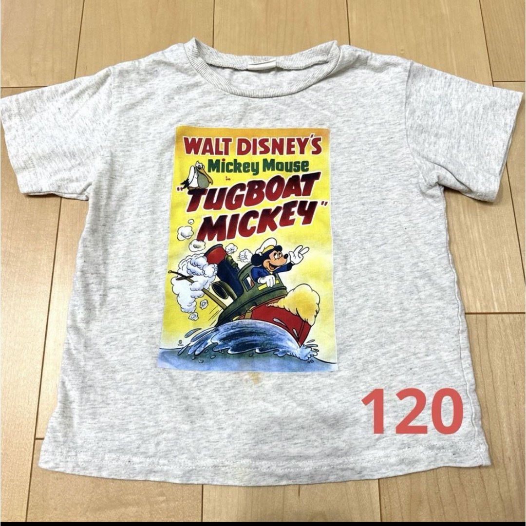 BREEZE(ブリーズ)の26・BREEZE  120  ミッキーTシャツ キッズ/ベビー/マタニティのキッズ服男の子用(90cm~)(Tシャツ/カットソー)の商品写真