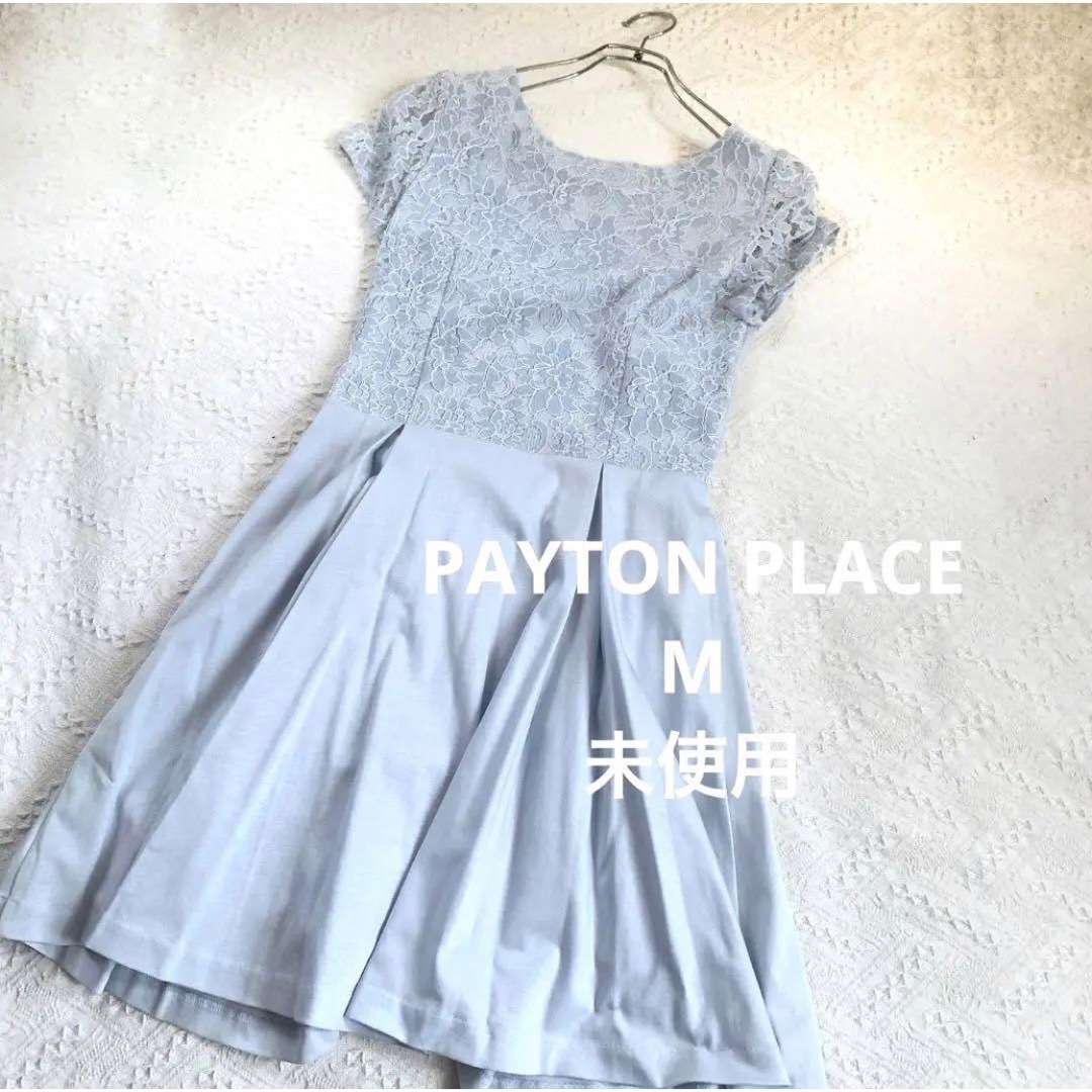 Peyton Place(ペイトンプレイス)のペイトンプレイス　ワンピース　清楚　膝丈　レース　お呼ばれ　未使用 レディースのワンピース(ひざ丈ワンピース)の商品写真