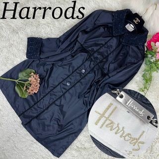 ハロッズ(Harrods)のハロッズ レディース スプリングコート ロングコート M 2 (A375(トレンチコート)