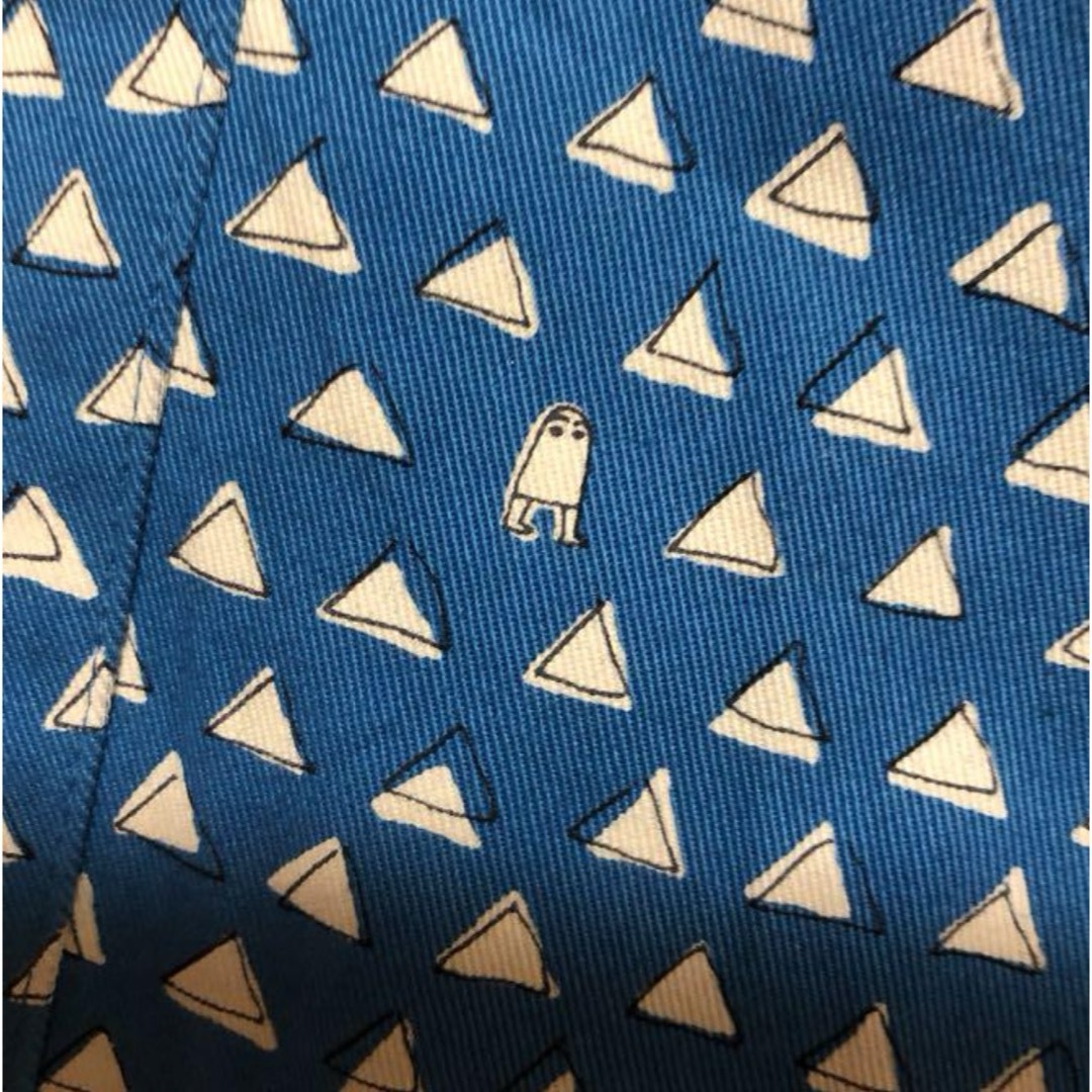 マーブルシュッド　パンツ　ブルー　総柄　ピラミッド　スフィンクス　エジプト レディースのパンツ(カジュアルパンツ)の商品写真