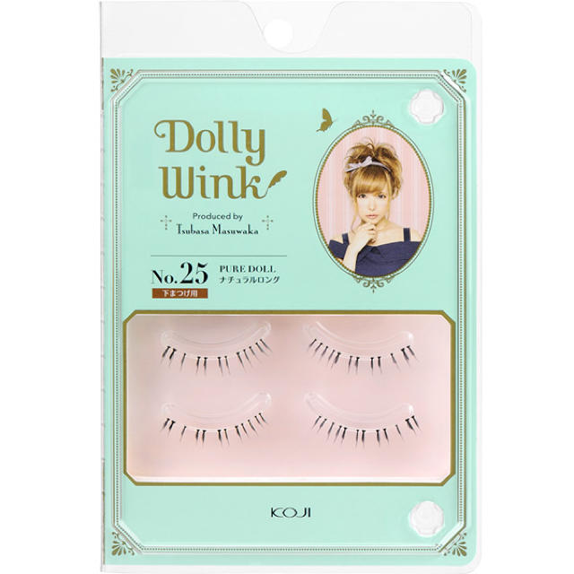 Dolly wink(ドーリーウィンク)の専用　送料込み！ 益若つばさ ドーリーウインク アイラッシュno.25×2 コスメ/美容のベースメイク/化粧品(つけまつげ)の商品写真