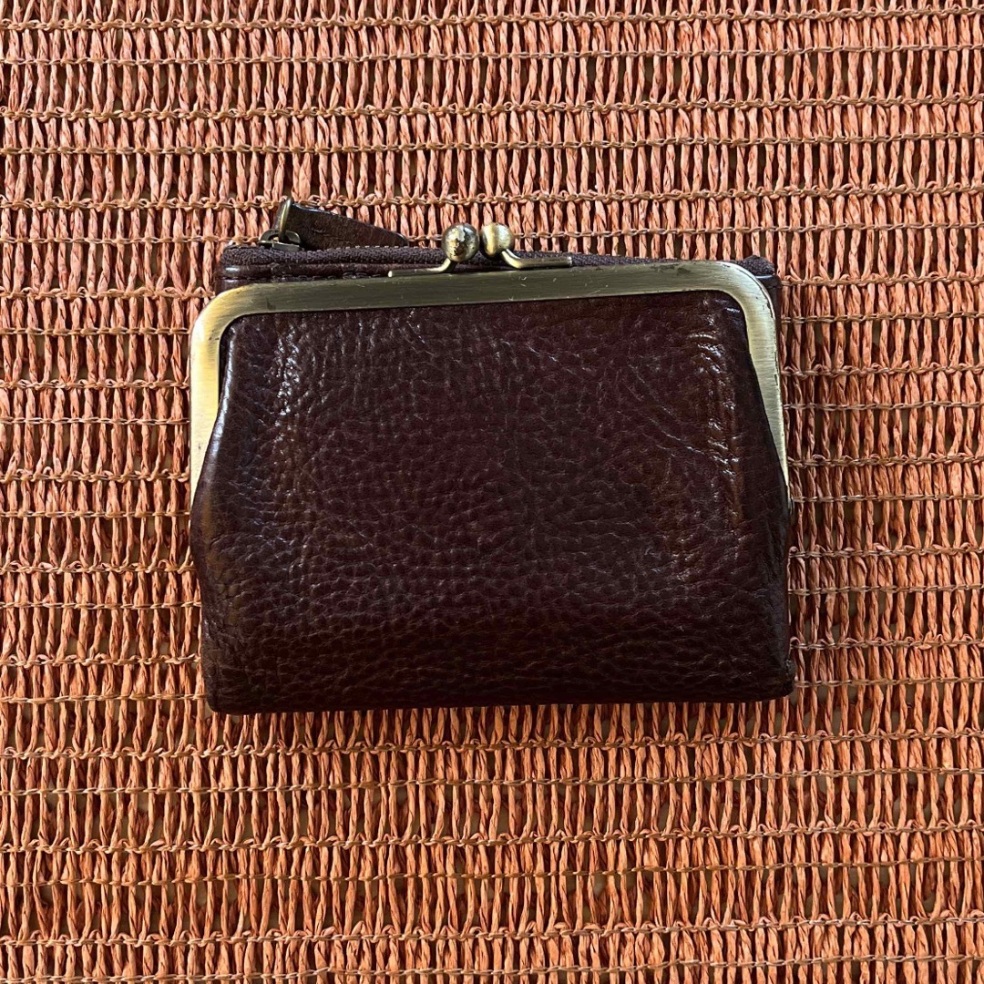 土屋鞄製造所(ツチヤカバンセイゾウジョ)の土屋鞄 がま口財布 二つ折り ヌメ革 トーンオイルヌメ レディースのファッション小物(財布)の商品写真