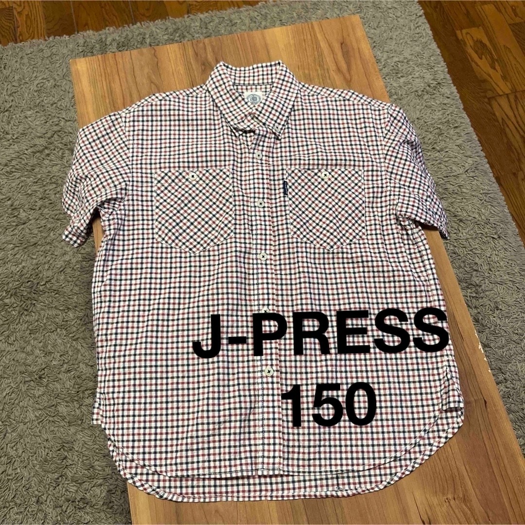 J.PRESS(ジェイプレス)のJ·PRESS   チェックシャツ  150 キッズ/ベビー/マタニティのキッズ服男の子用(90cm~)(ブラウス)の商品写真