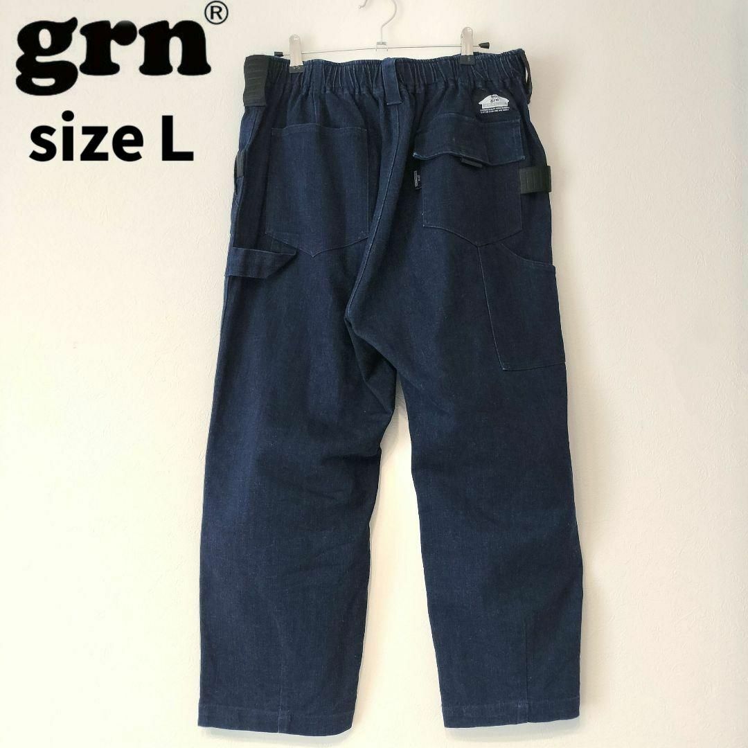 grn(ジーアールエヌ)のgrn PAINTER EGG-PANTS ペインターエッグパンツ Ｌ メンズのパンツ(デニム/ジーンズ)の商品写真