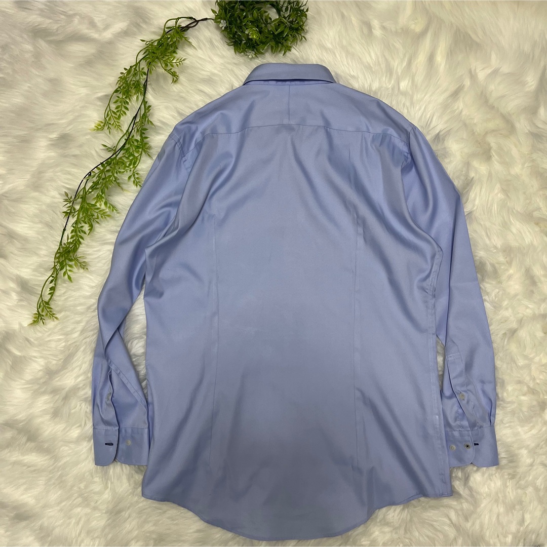 BLUE LABEL CRESTBRIDGE(ブルーレーベルクレストブリッジ)のブラックレーベルクレストブリッジ ボタンダウンシャツ 袖チェック   メンズのトップス(シャツ)の商品写真