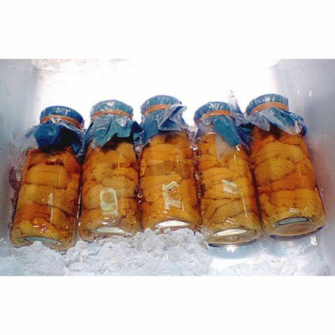 天然物！ 三陸産「海水生ウニ」 5本入 食品/飲料/酒の食品(魚介)の商品写真