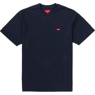 シュプリーム(Supreme)のSupreme Small Box Tee  ネイビー　ミニシリコンロゴ(Tシャツ/カットソー(半袖/袖なし))