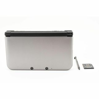 ニンテンドー3DS(ニンテンドー3DS)の【G0351】ニンテンドー3DS LL シルバー×ブラック FW:11.6(携帯用ゲーム機本体)