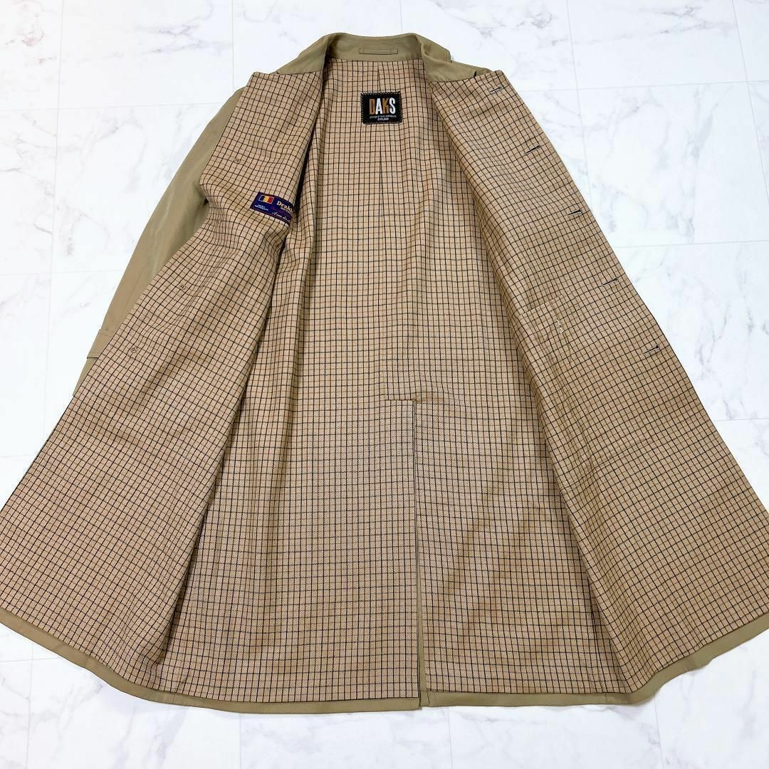 DAKS(ダックス)の■DAKS+Drakkarステンカラーコート メンズ カーキ 玉虫色 94A6 メンズのジャケット/アウター(ステンカラーコート)の商品写真