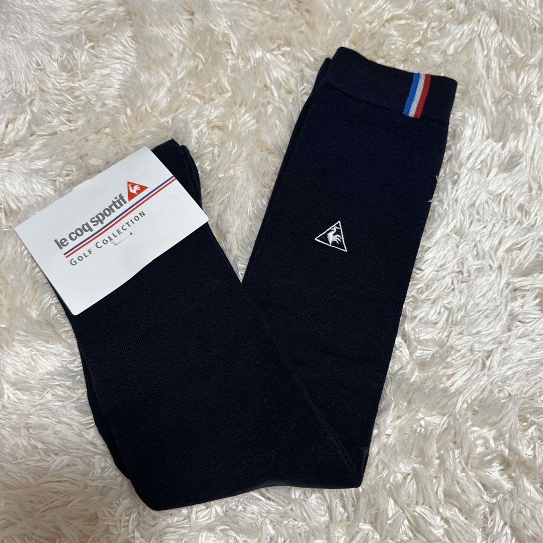 le coq sportif(ルコックスポルティフ)の【新品未使用】le coq sportif ニーハイソックス♡ レディースのレッグウェア(ソックス)の商品写真