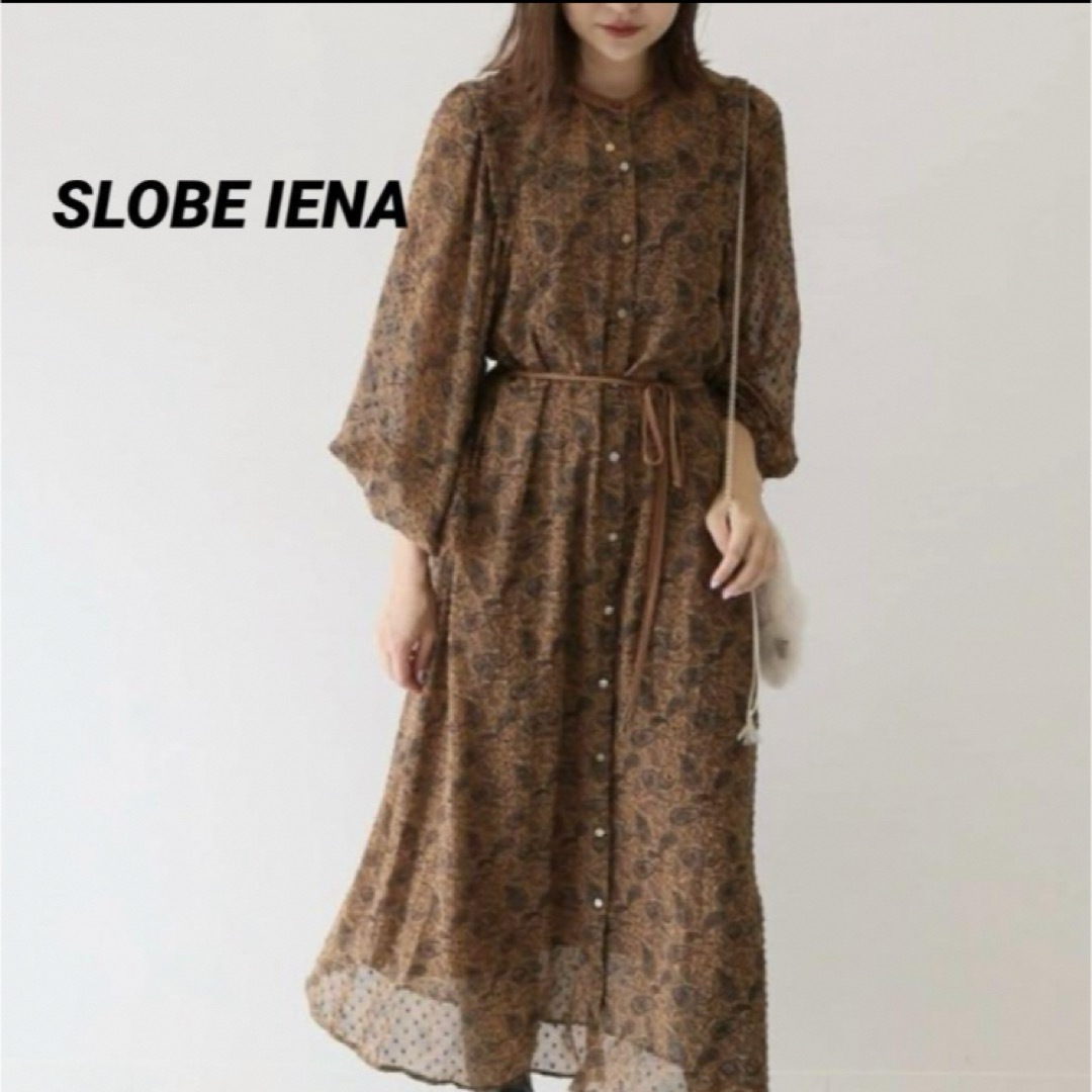 SLOBE IENA(スローブイエナ)のSLOBE IENA スローブ イエナ★ペイズリー2WAYワンピース　シアー レディースのワンピース(ロングワンピース/マキシワンピース)の商品写真