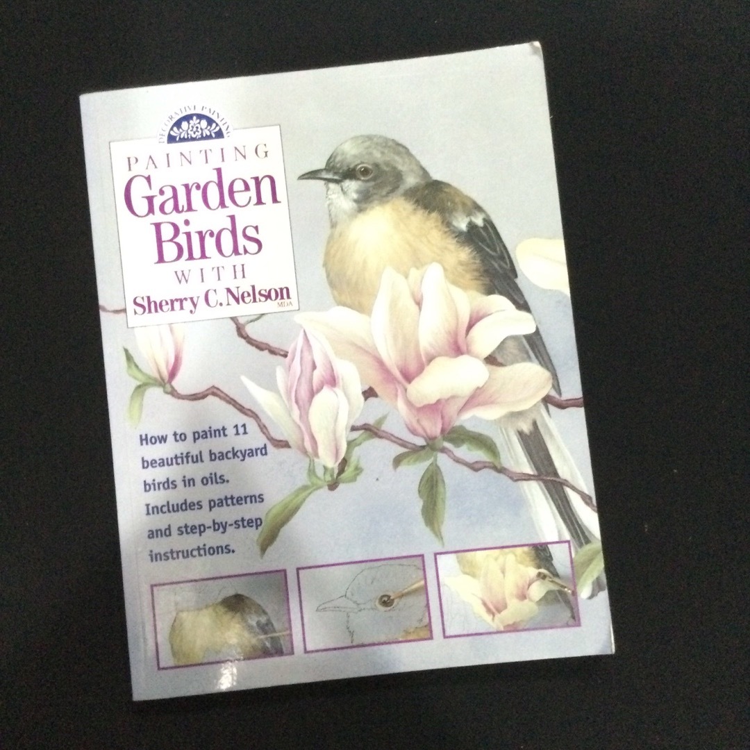 ペインティング　鳥　絵画　洋書　技法書　Painting Birds 花　英語 エンタメ/ホビーの本(洋書)の商品写真