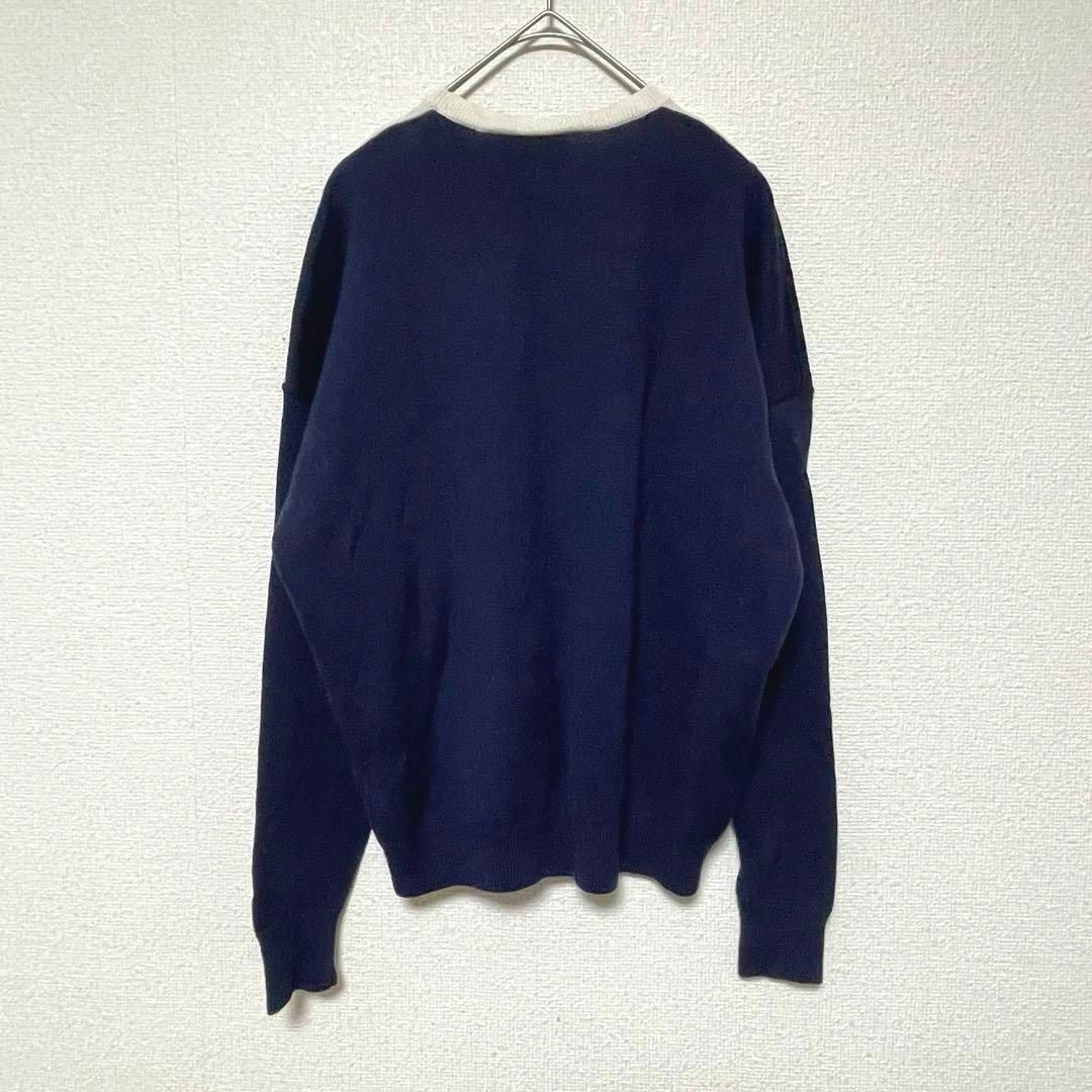 UNIQLO(ユニクロ)のck22 G.V.G.V./UNIQLO/バイカラー長袖ニット/シンプル レディースのトップス(ニット/セーター)の商品写真