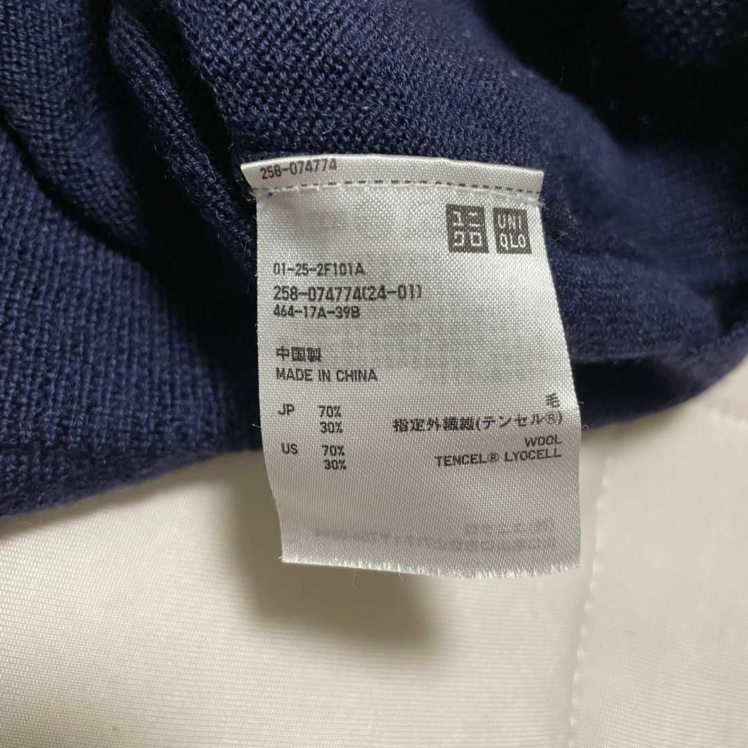 UNIQLO(ユニクロ)のck22 G.V.G.V./UNIQLO/バイカラー長袖ニット/シンプル レディースのトップス(ニット/セーター)の商品写真