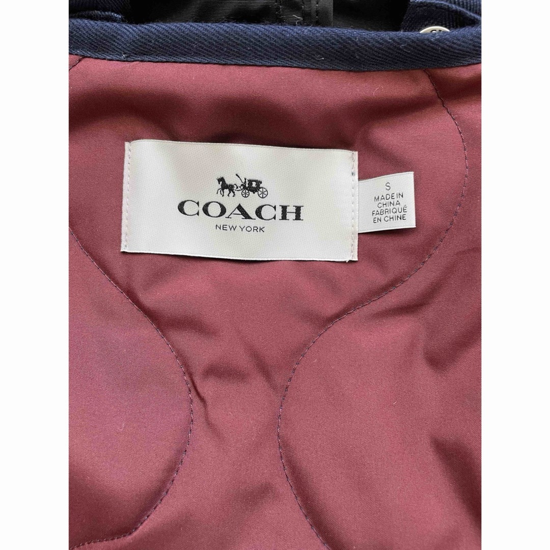 COACH(コーチ)のほぼ未着用COACH M-65 3wayブルゾン　黒 メンズのジャケット/アウター(ミリタリージャケット)の商品写真