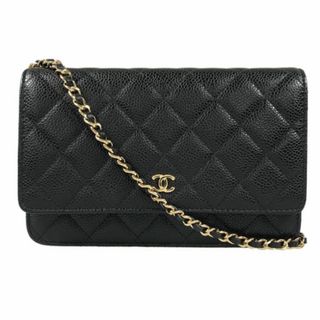 シャネル(CHANEL)のCHANEL シャネル　マトラッセ　キャビアスキン　バッグ　チェーンウォレット(ショルダーバッグ)