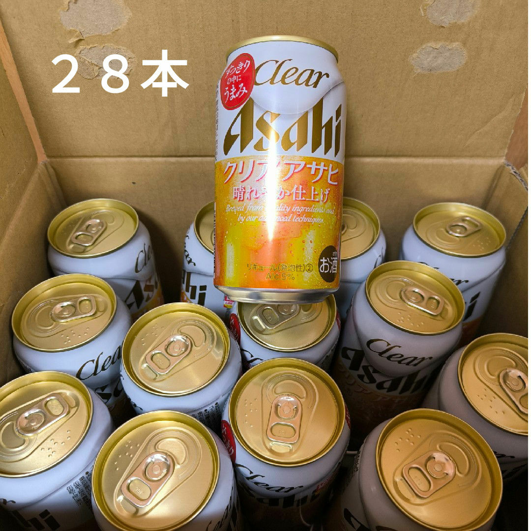 アサヒ(アサヒ)のお酒　アサヒビール 　クリアアサヒ　２８本 食品/飲料/酒の酒(ビール)の商品写真