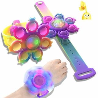 ハンドスピナー プッシュポップバブル ブレスレット ストレス発散 プレゼント(知育玩具)