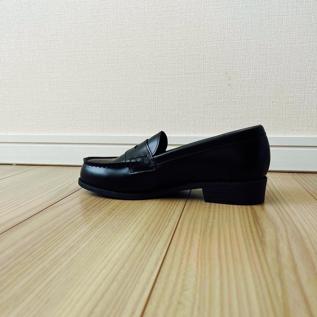 ☆ローファー23.0 黒 ほぼ新品！ レディースの靴/シューズ(ローファー/革靴)の商品写真