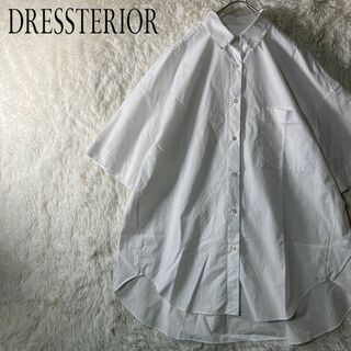 DRESSTERIOR - 極美品 ドレステリア 洗える 抜き衿チュニックシャツ 38 M