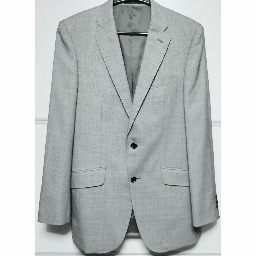 青山(アオヤマ)のスーツ 洋服の青山 RITRNO グレー メンズのスーツ(スーツジャケット)の商品写真