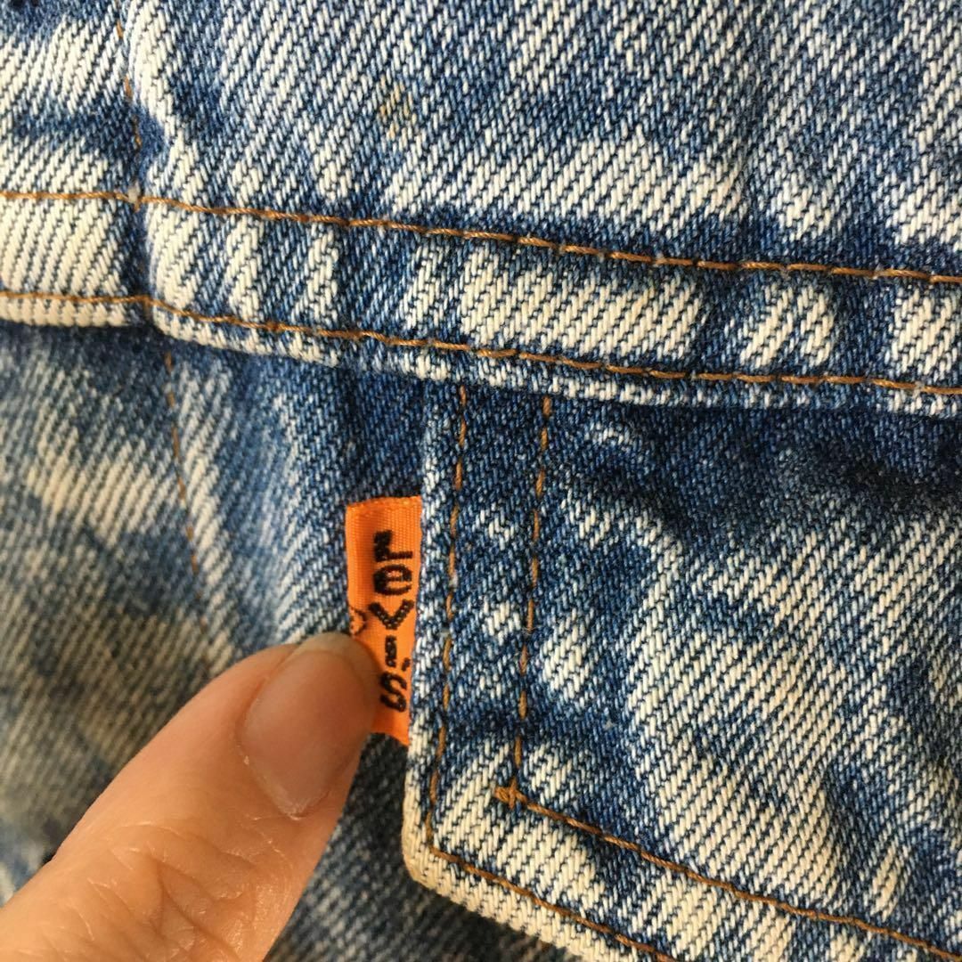 Levi's(リーバイス)のH2 リーバイス　70649 デニムジャケット　ケミカル　ヴィンテージ　Mメンズ メンズのジャケット/アウター(Gジャン/デニムジャケット)の商品写真