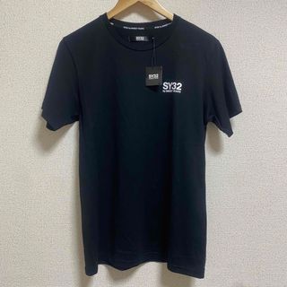 エスワイサーティトゥバイスィートイヤーズ(SY32 BY SWEET YEARS)のsy32 Tシャツ　半袖　カットソー　ロゴプリント　17n(Tシャツ/カットソー(半袖/袖なし))