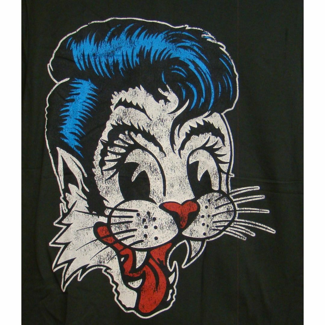 L★新品 ストレイ・キャッツ【Stray Cats】青ロゴ★バンドTシャツ メンズのトップス(Tシャツ/カットソー(半袖/袖なし))の商品写真