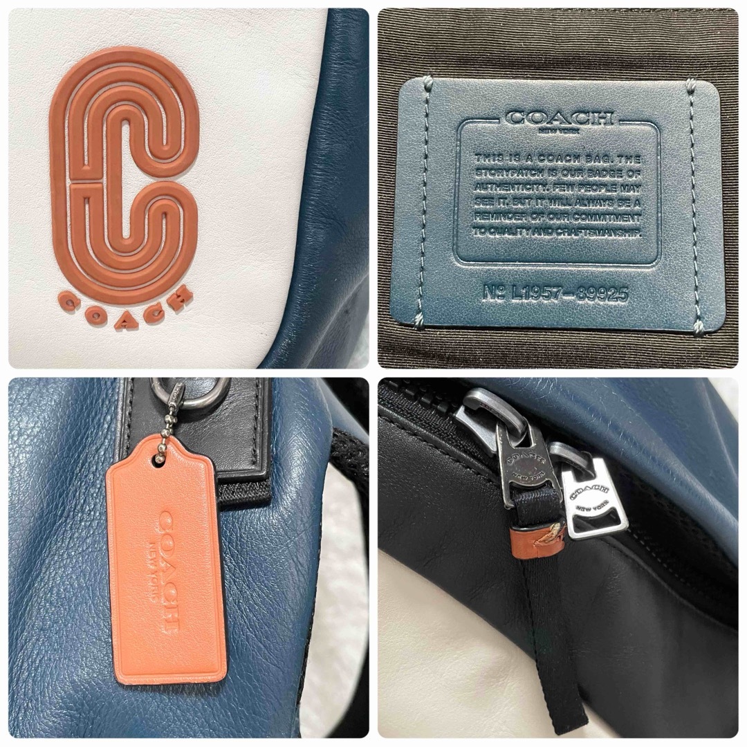 COACH(コーチ)のコーチ リュックサック バックパック　カラーブロック レザー エッジ 89925 メンズのバッグ(バッグパック/リュック)の商品写真