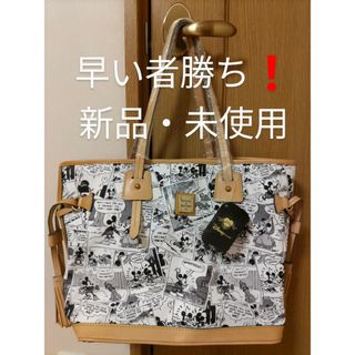 ディズニー(Disney)の新品・未使用タグ付　DOONEY&BOURKE × Dsneyミッキーコミック柄(キャラクターグッズ)