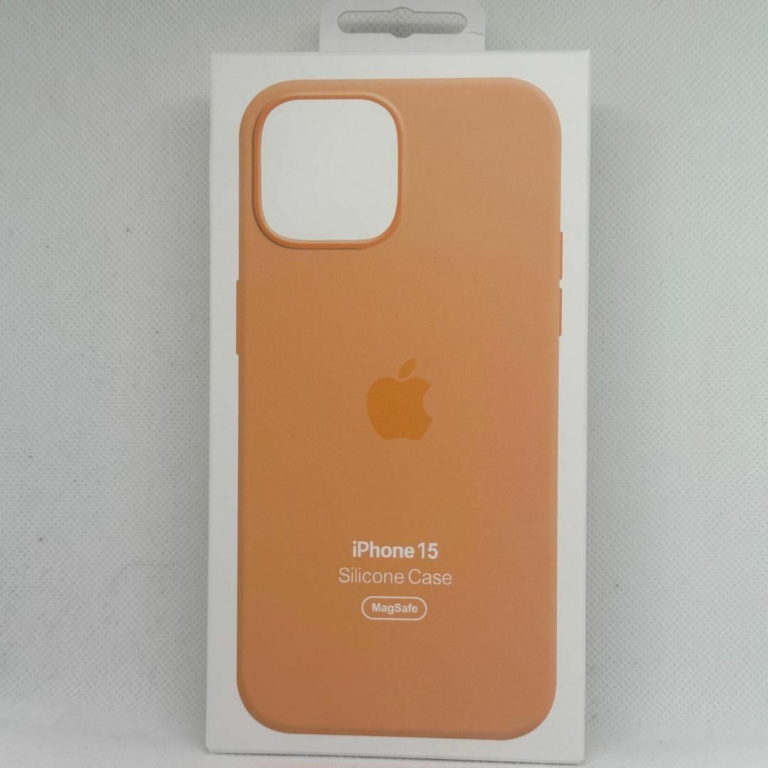 新品-純正互換品iPhone15シリコンケース-オレンジソルベ スマホ/家電/カメラのスマホアクセサリー(iPhoneケース)の商品写真