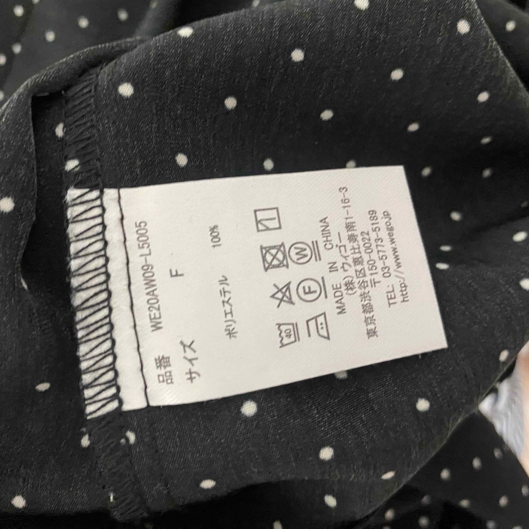 WEGO(ウィゴー)のWEGO ドットシャツ レディースのトップス(シャツ/ブラウス(長袖/七分))の商品写真