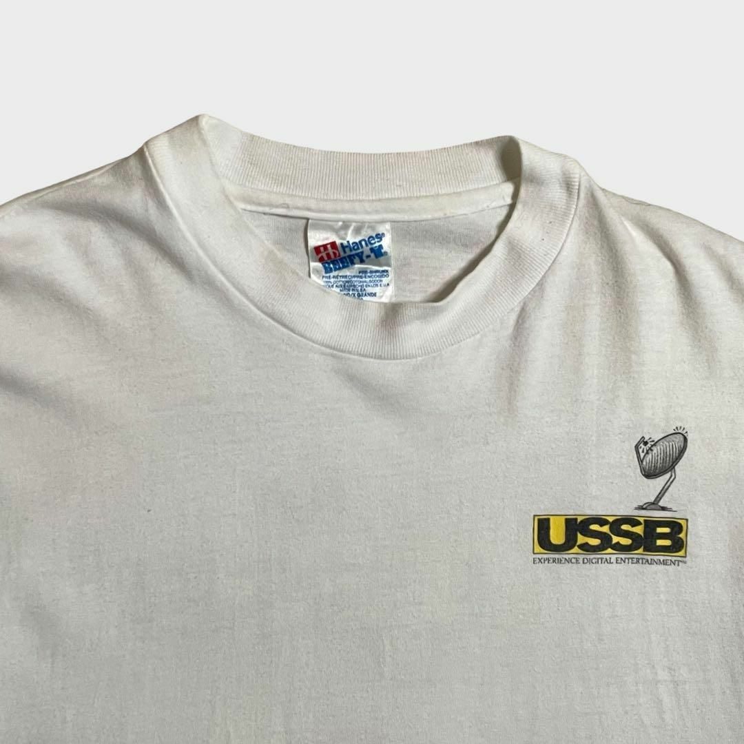 Hanes(ヘインズ)のUSSB　企業Tシャツ　ヘインズ　オールド　90s　背面プリント　TV　USA製 その他のその他(その他)の商品写真