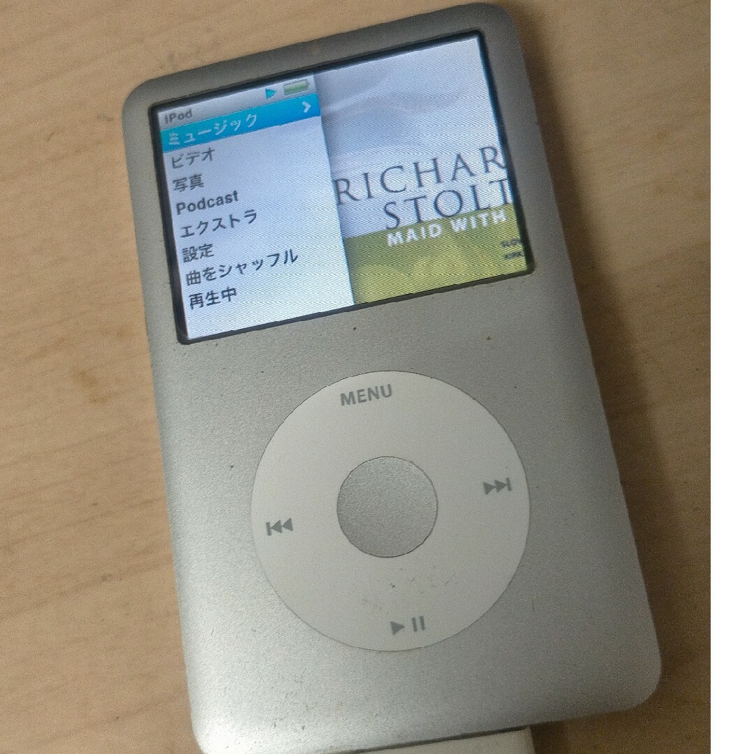 Apple(アップル)のアイポッド　クラシック　iPod　classic　８０ＧＢ　ジャンク スマホ/家電/カメラのオーディオ機器(ポータブルプレーヤー)の商品写真