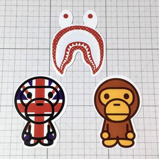 アベイシングエイプ(A BATHING APE)の7 A BATHING APE エイプ ステッカー3枚セット(その他)