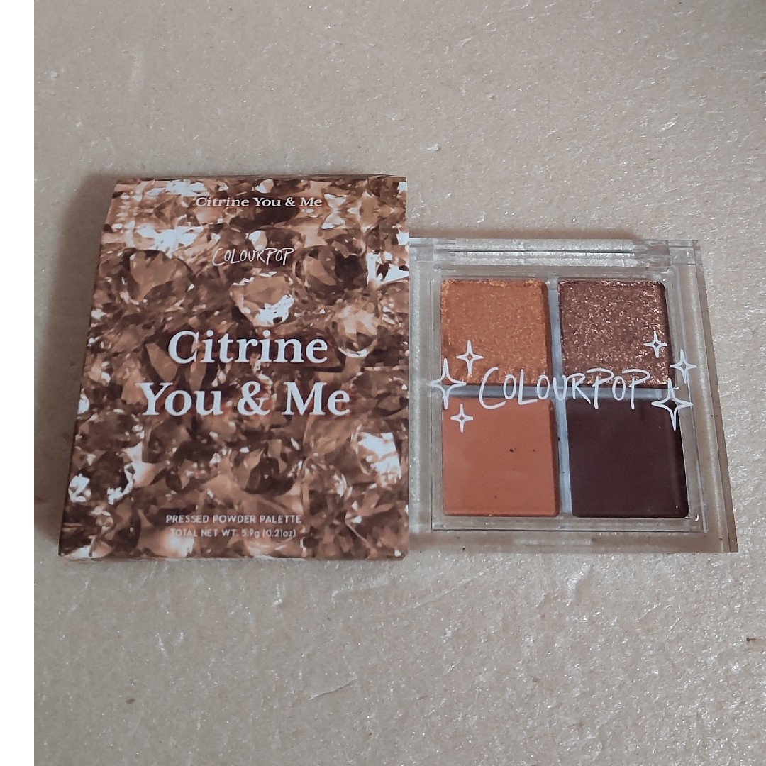 colourpop(カラーポップ)の【未使用※】カラーポップ プレスドパウダーパレットreally ruby コスメ/美容のベースメイク/化粧品(アイシャドウ)の商品写真