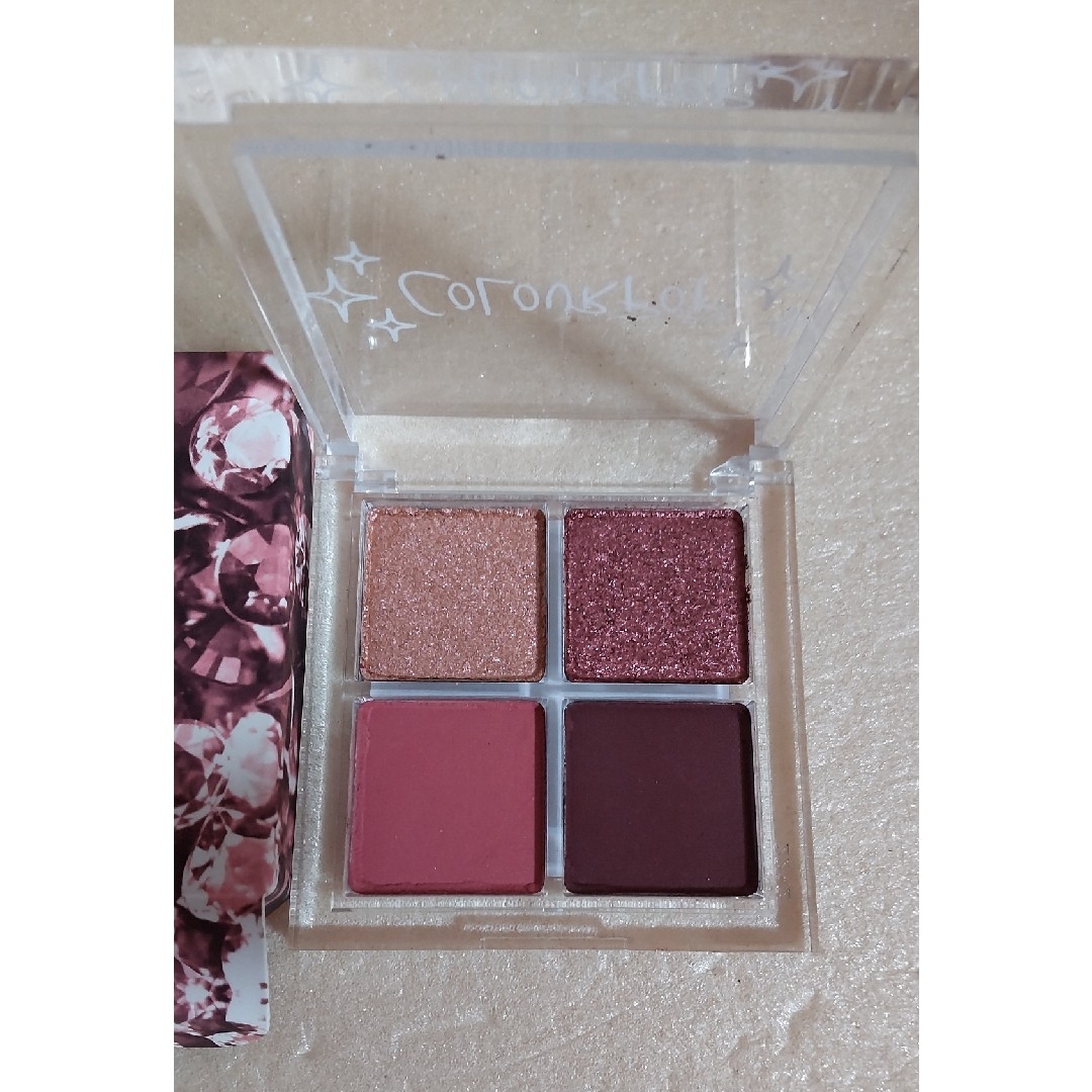 colourpop(カラーポップ)の【未使用※】カラーポップ プレスドパウダーパレットreally ruby コスメ/美容のベースメイク/化粧品(アイシャドウ)の商品写真