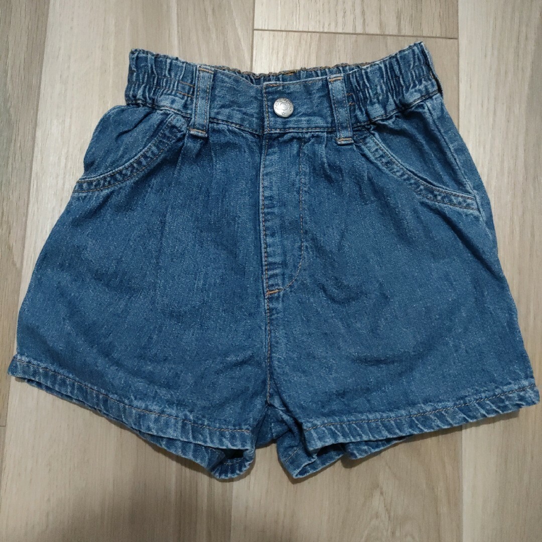 子供 デニム ショートパンツ 74cm キッズ/ベビー/マタニティのキッズ服男の子用(90cm~)(パンツ/スパッツ)の商品写真