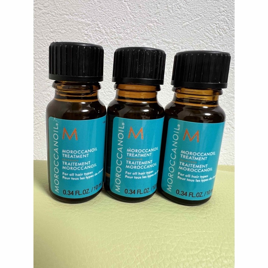 Moroccan oil(モロッカンオイル)の【箱付き】モロッカンオイル　10㎖　3本 コスメ/美容のヘアケア/スタイリング(トリートメント)の商品写真