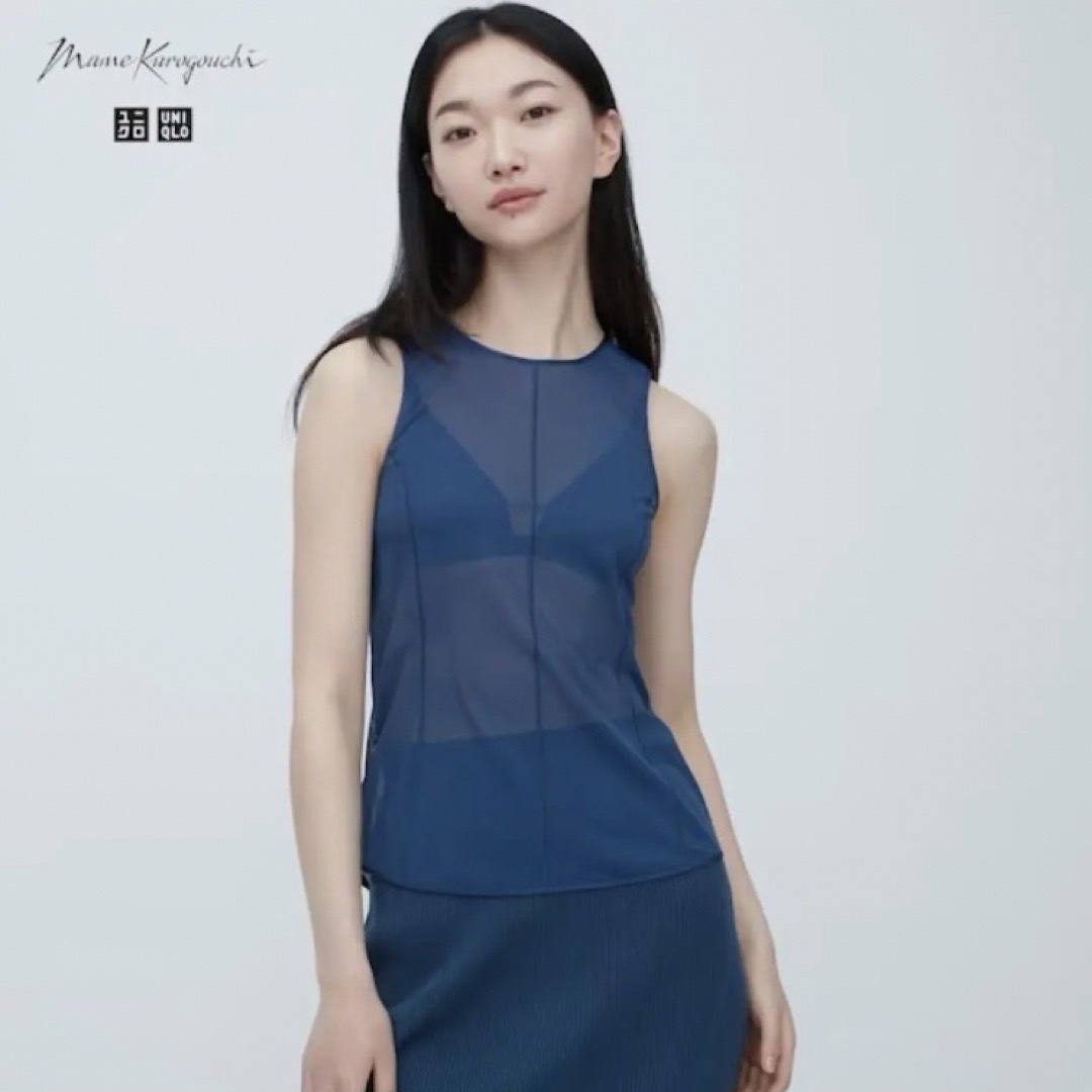 UNIQLO(ユニクロ)のユニクロ マメクロゴウチ シアータンクトップ レディースのトップス(タンクトップ)の商品写真