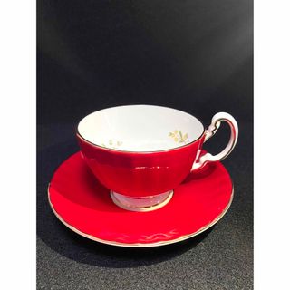 Aynsley China - エインズレイ　AYNSLEY   カップ&ソーサー　レッド