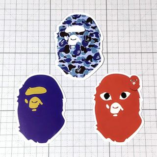 アベイシングエイプ(A BATHING APE)の11 A BATHING APE エイプ ステッカー3枚セット(その他)